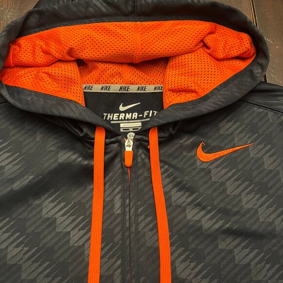 Nike Therma-Fit Full Zip Hoodie – Men’s XL – Black/Orange - Picture 3 of 3